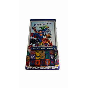 Justice League Dice Masters 2-Player Starter Set WizKids Complete Used